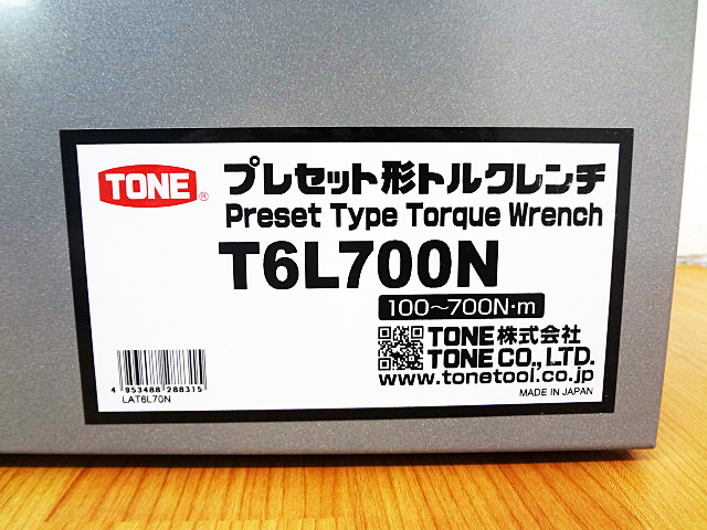 TONE　プレセット形トルクレンチ　T6L700N-4