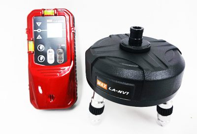 マックス　レーザー受光器　自動追尾台　LA-D5NV　LA-NV1-1