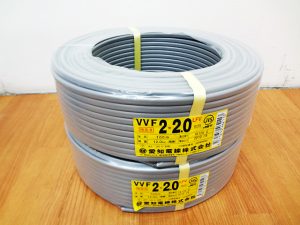 愛知電線　VVFケーブル　VVF2x2.0mm-2