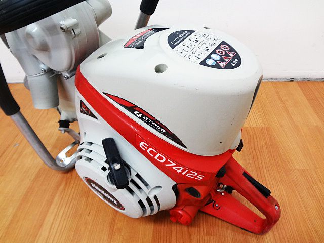 エンジン工具】新ダイワのエンジンカッター集塵タイプECD7412Sの エンジン工具】新ダイワのエンジンカッター集塵タイプECD7412Sの