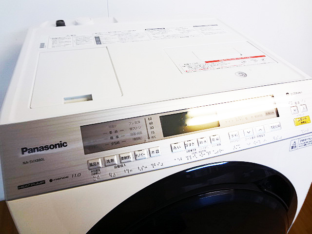 パナソニック　ななめドラム洗濯乾燥機　NA-SVX880L-3