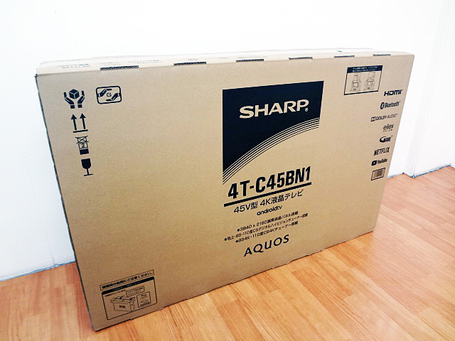 シャープ　45V型4K液晶テレビ　4T-C45BN1-1