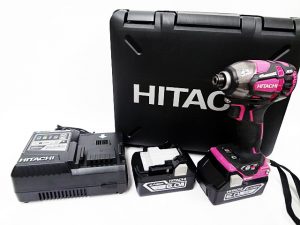 日立工機　インパクトドライバ　WH18DDL2　中古品-1