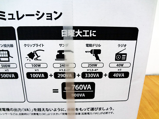 工進　インバーター発電機　GV-9i-4