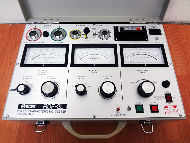 計測工具】ムサシ電機計器の位相特性試験器RDF-2Lの買取 | 栃木県の