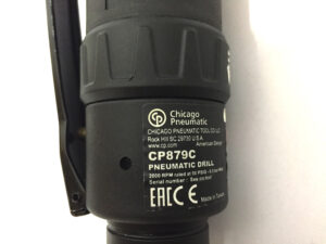 Chicago　アングルコンポジットリバーシブルエアドリル　CP879C-3