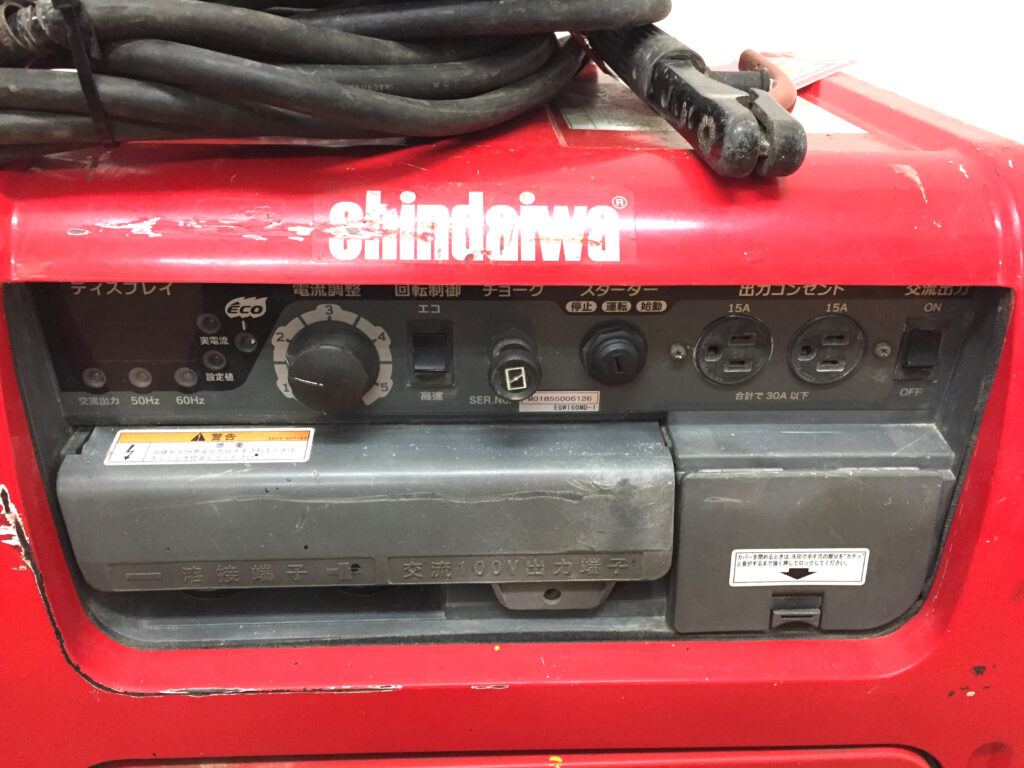 新ダイワ　ガソリンエンジン溶接機　EGW150MD-2