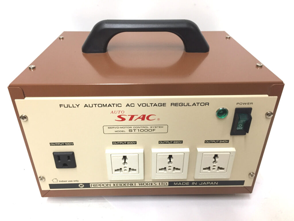 日本軽電　ポータブルトランス　ST1000F-1