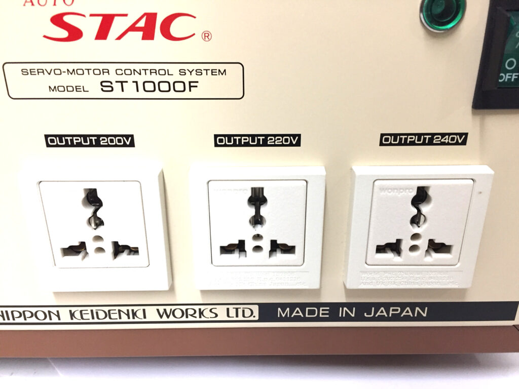 日本軽電　ポータブルトランス　ST1000F-2