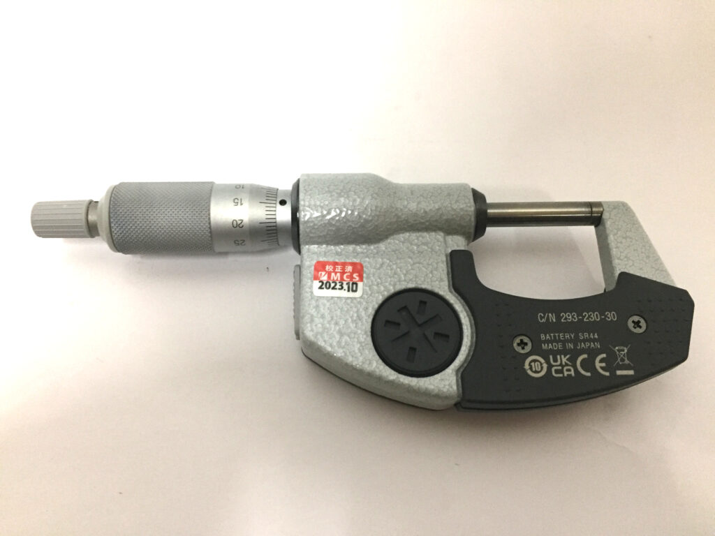 ミツトヨ クーラントプルーフマイクロメータ MDC-25MX-4