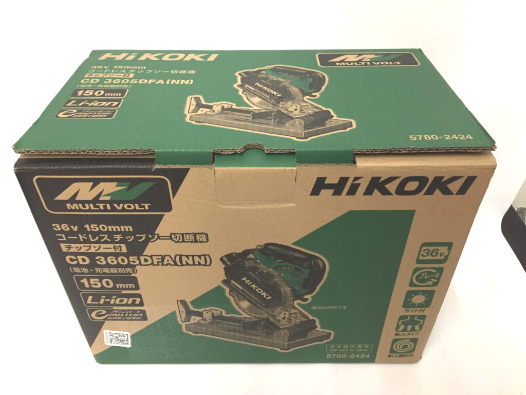 ハイコーキ コードレスチップソー切断機 CD3605DFA-1