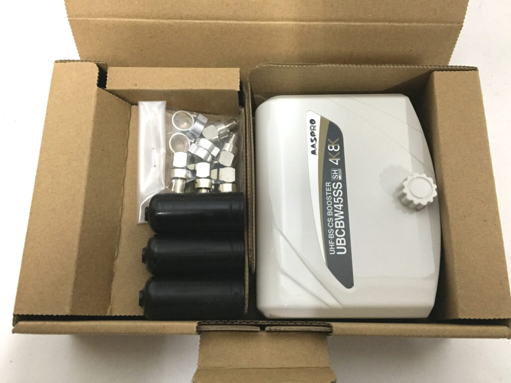 マスプロ UHF･BS･CSブースター UBCBW45SS-3