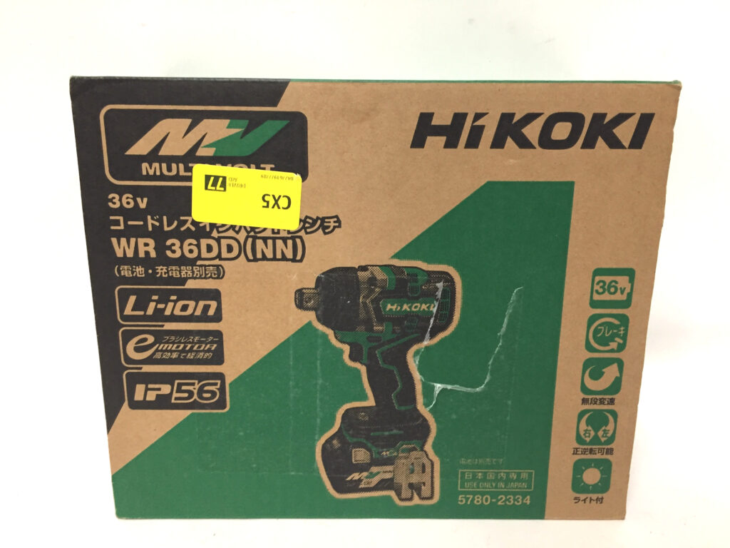ハイコーキ コードレスインパクトレンチ WR36DD(NN)-1