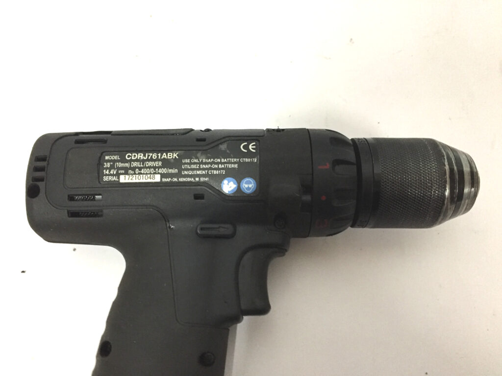 スナップオン 充電ドリルドライバ CDRJ761ABK-4