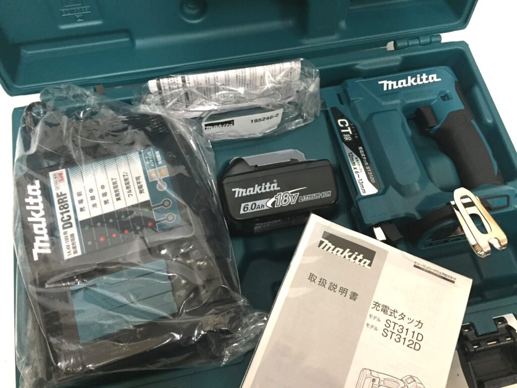 マキタ 充電式タッカ ST312DRG-1