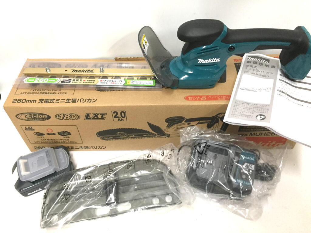 マキタ 充電式ミニ生垣バリカン MUH269DB-1